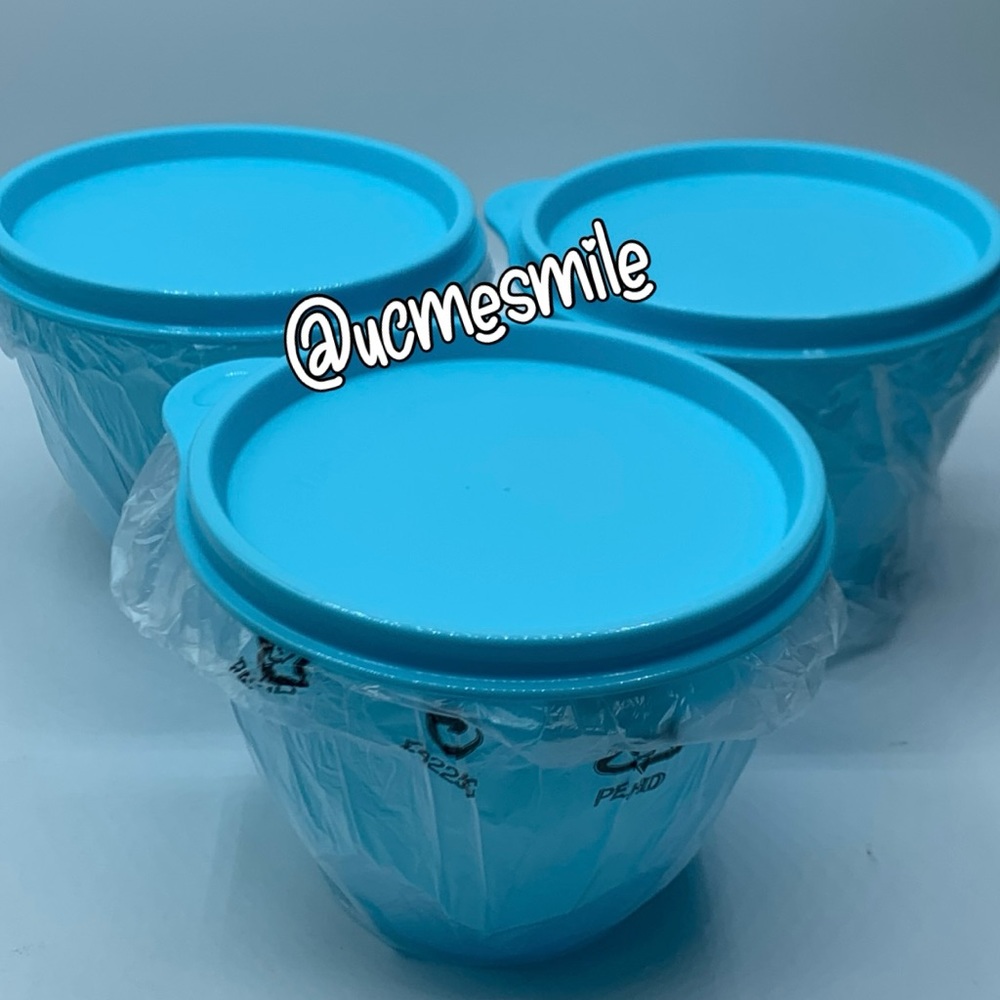 Tupperware Refrigerator Bowl Letter A Set (3)